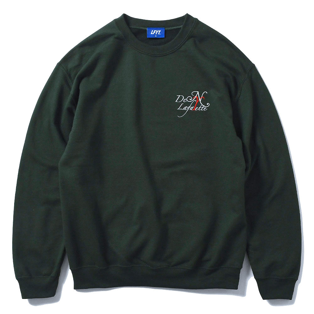 × Den Souvenir Magazine Logo Crewneck Sweatshirt デン スーベニア マガジン ロゴ クルーネック スウェット Green