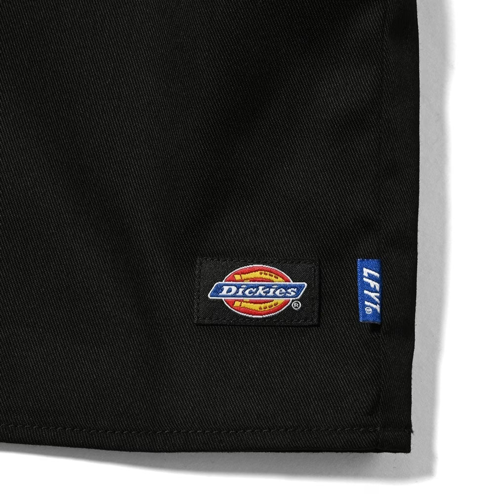 × Dickies S/S Half Zip Work Shirt NVY ディッキーズ ワーク シャツ