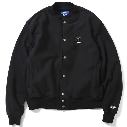 Classic L Logo Front US Cotton Snap Sweatshirt ロゴ スナップ ボタン スウェット シャツ Black