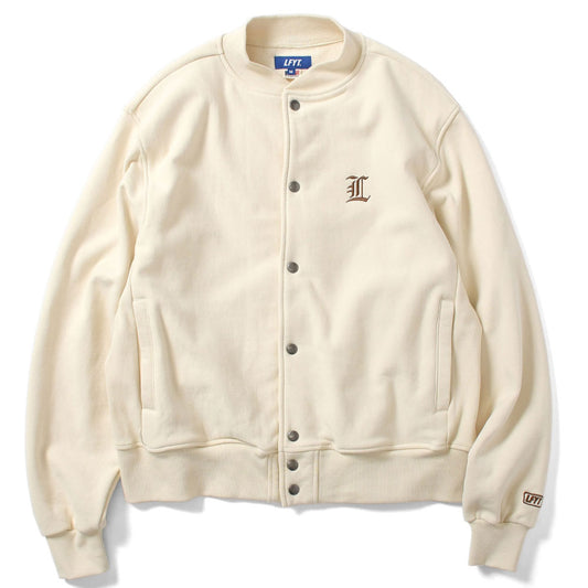 Classic L Logo Front US Cotton Snap Sweatshirt ロゴ スナップ ボタン スウェット シャツ Cream