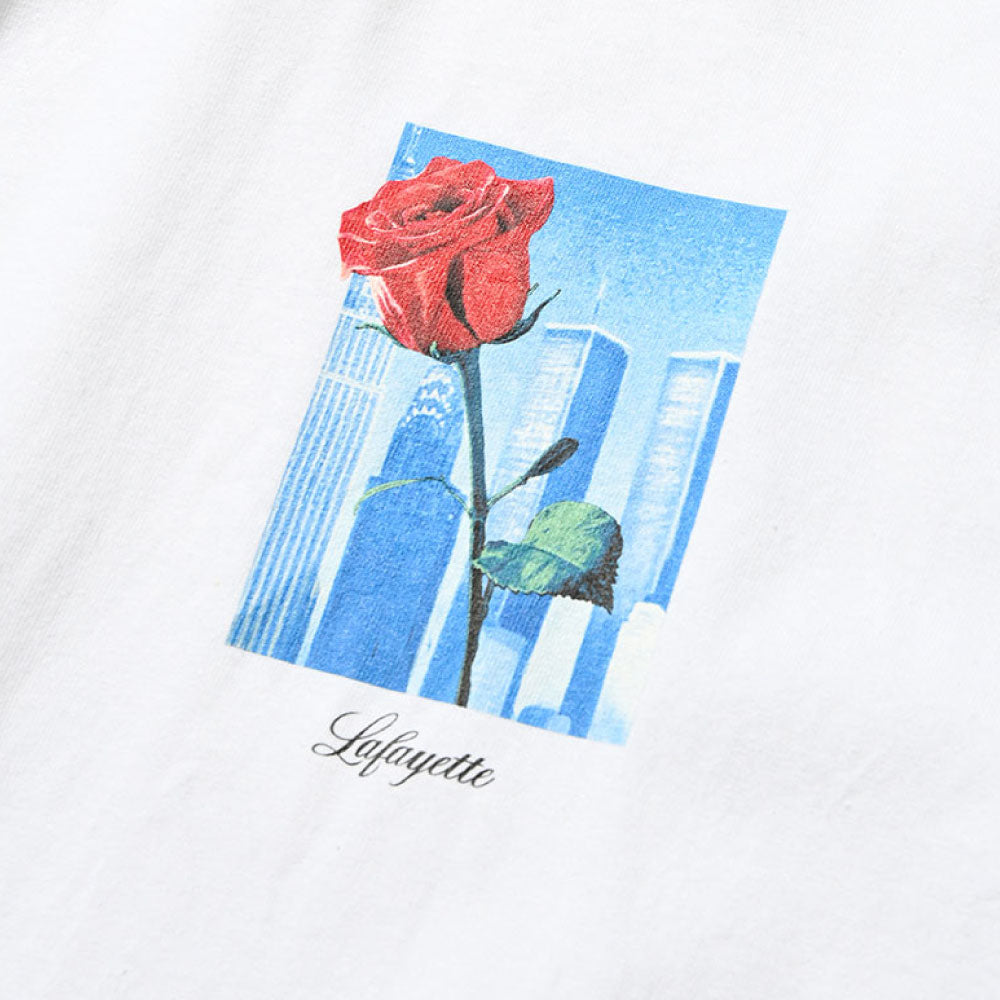 Manhattan Rose S/S Tee WHT マンハッタン ローズ 半袖 Tシャツ