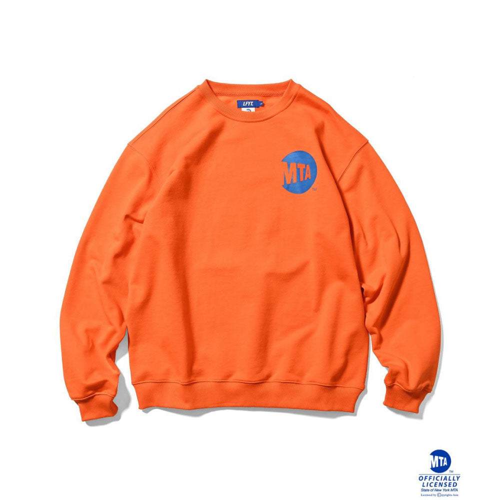 × MTA Metro Card Crewneck Sweat ORG メトロ カード エムティーエー スウェット