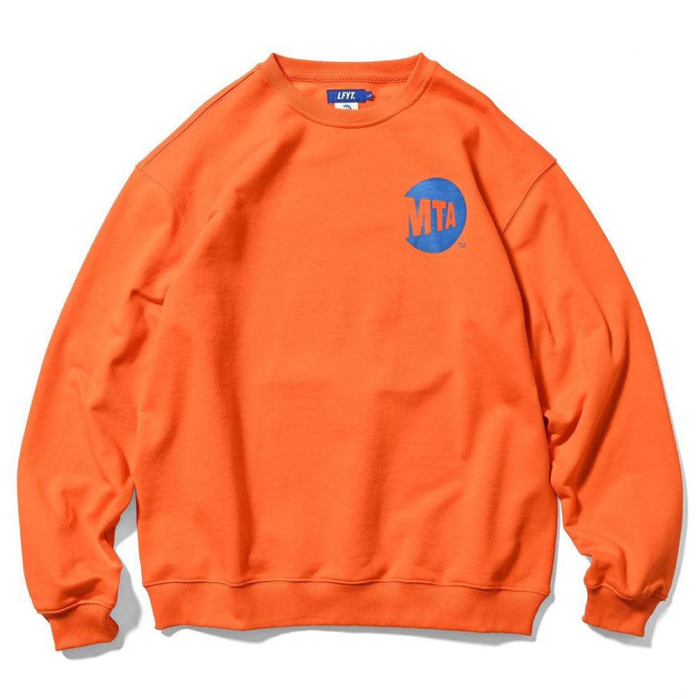× MTA Metro Card Crewneck Sweat ORG メトロ カード エムティーエー スウェット