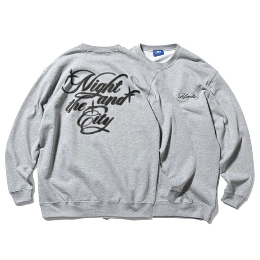 Night And The City Crewneck Sweat Shirts Ash ロゴ クルーネック スウェット