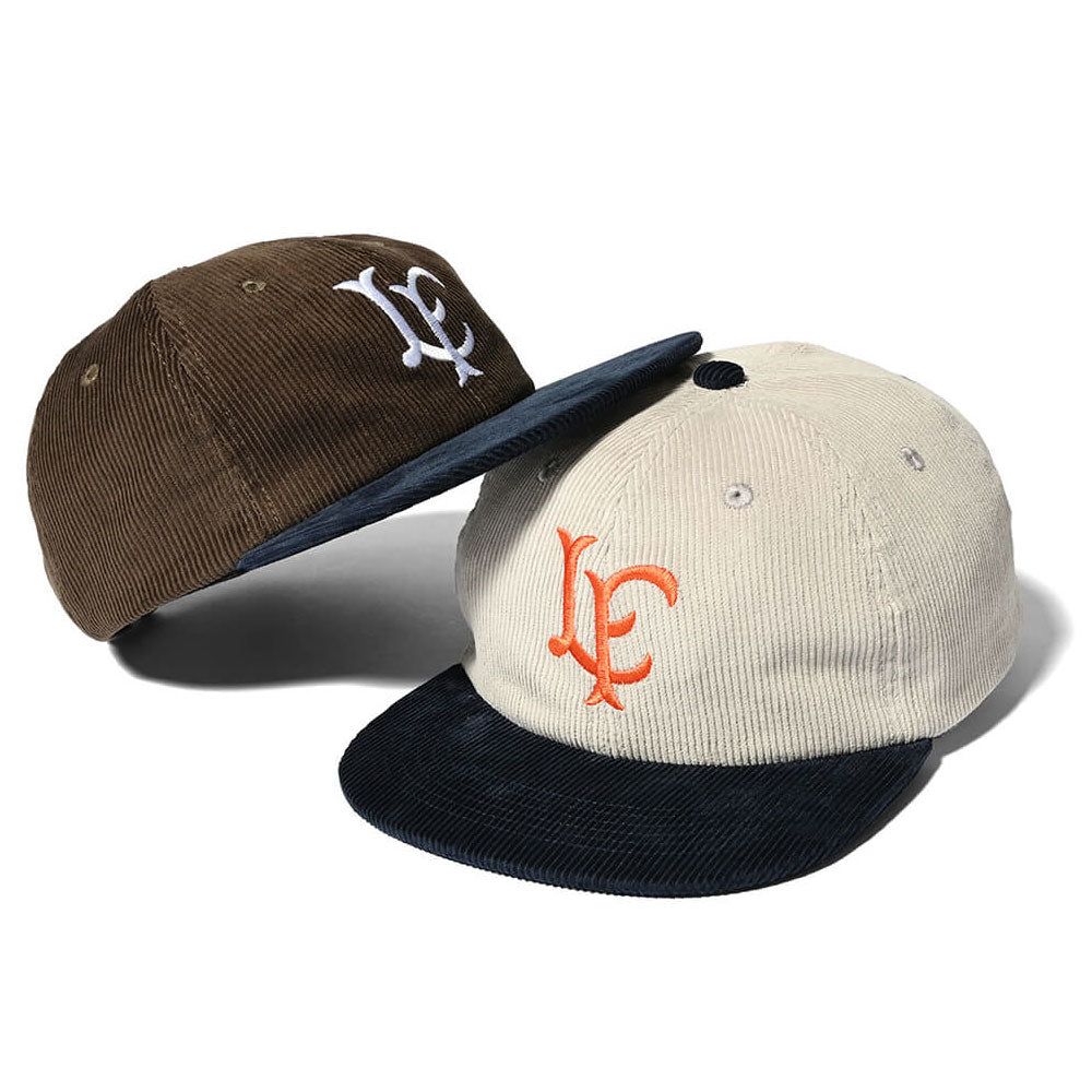 Old Style LF Logo Corduroy Cap ロークラウン コーデュロイ キャップ 帽子