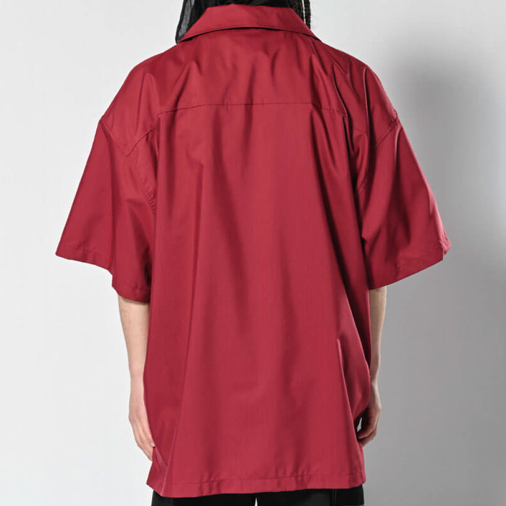 Open Collar S/S Big Shirt 半袖 開襟 シャツ