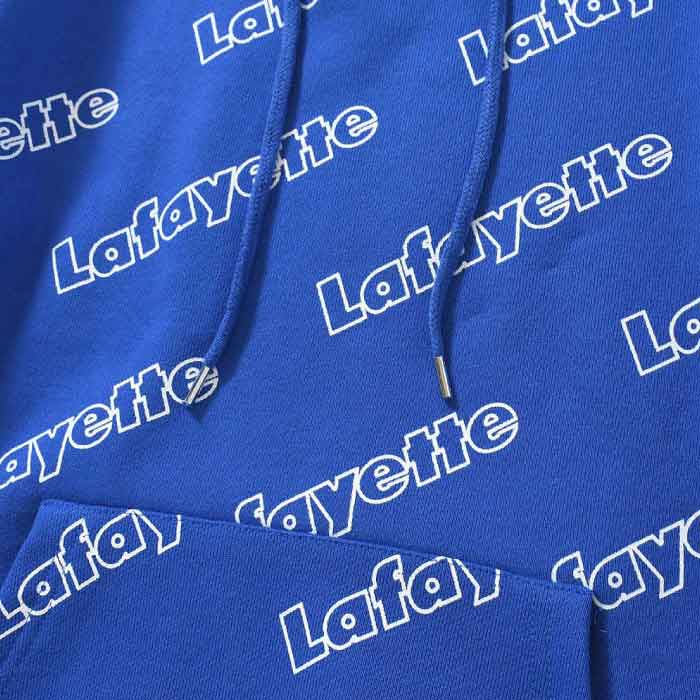 Outline Logo Pullover Hooded Sweatshirt プルオーバー アウトライン コア ロゴ コットン パーカー by Lafayette ラファイエット