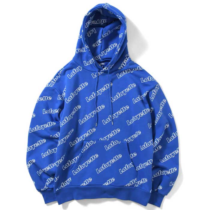 Outline Logo Pullover Hooded Sweatshirt プルオーバー アウトライン コア ロゴ コットン パーカー by Lafayette ラファイエット