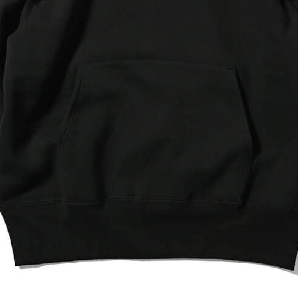 Oval LAF Logo Sweat Hoodie Parka BLK ロゴ フーディー プルオーバー パーカー