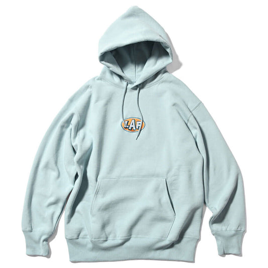 Oval LAF Logo Sweat Hoodie Parka BLU ロゴ フーディー プルオーバー パーカー