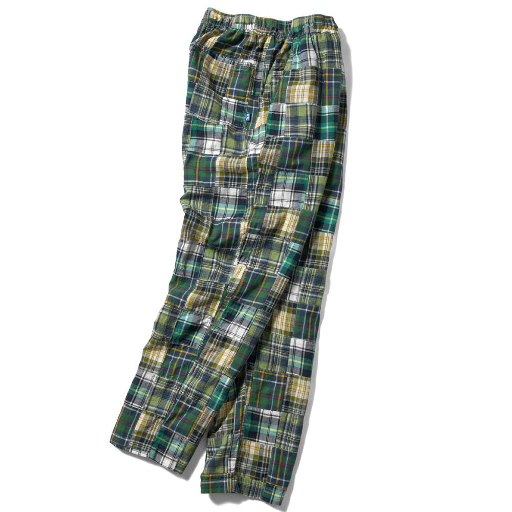 Patchwork Check Chef Pants マドラス チェック パッチワーク シェフ パンツ Green
