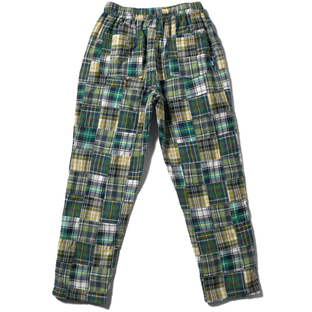 Patchwork Check Chef Pants マドラス チェック パッチワーク シェフ パンツ Green