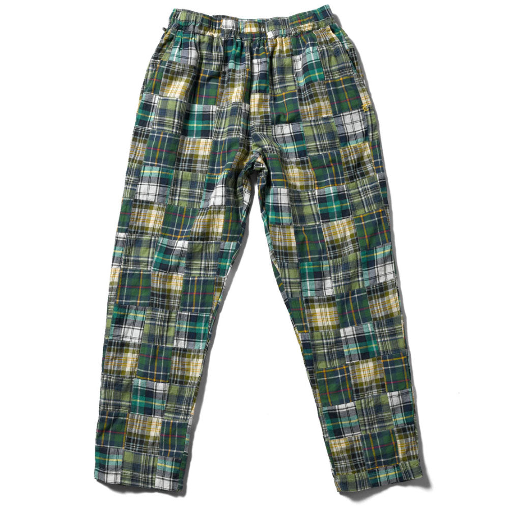 Patchwork Check Chef Pants マドラス チェック パッチワーク シェフ パンツ Green