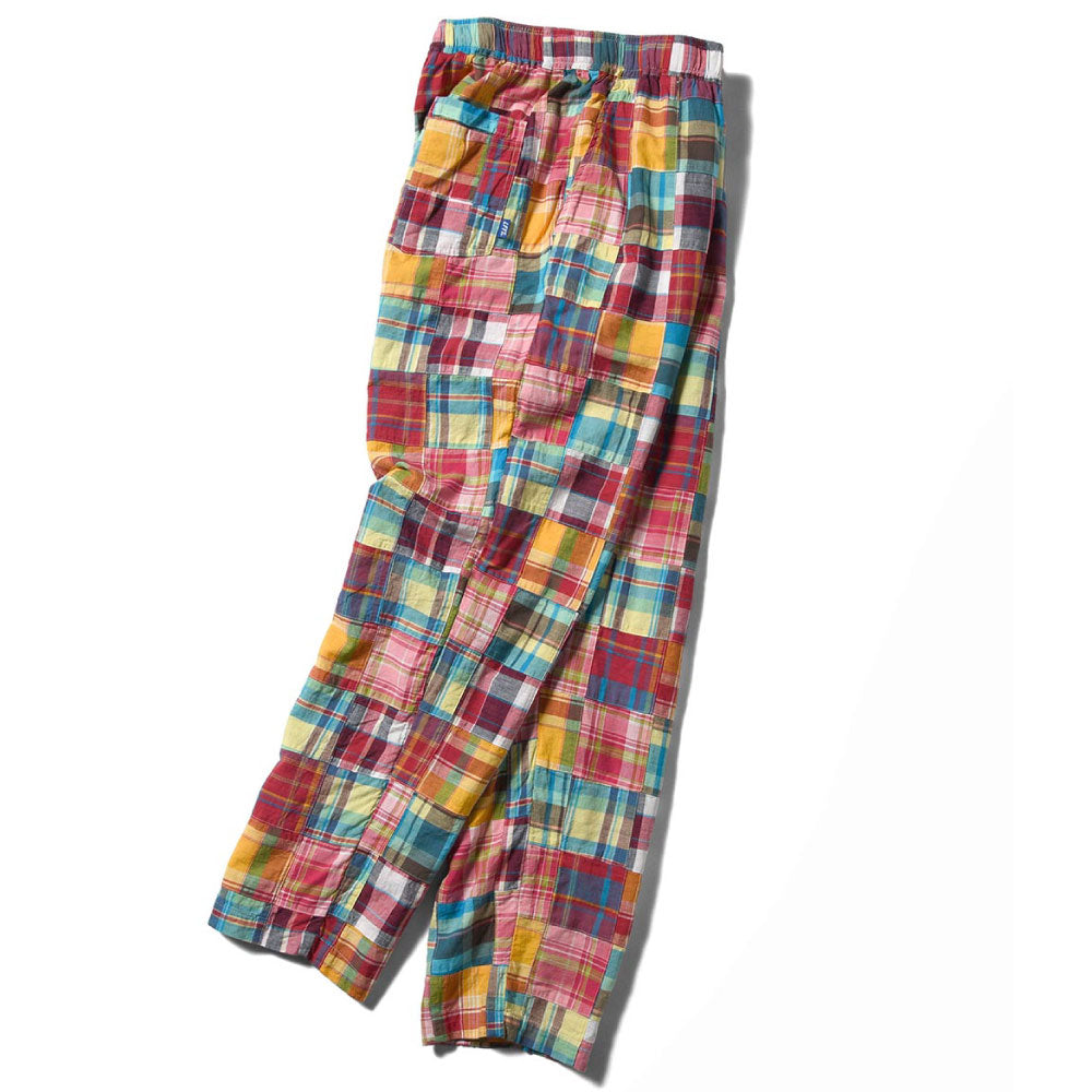 Patchwork Check Chef Pants マドラス チェック パッチワーク シェフ パンツ Red