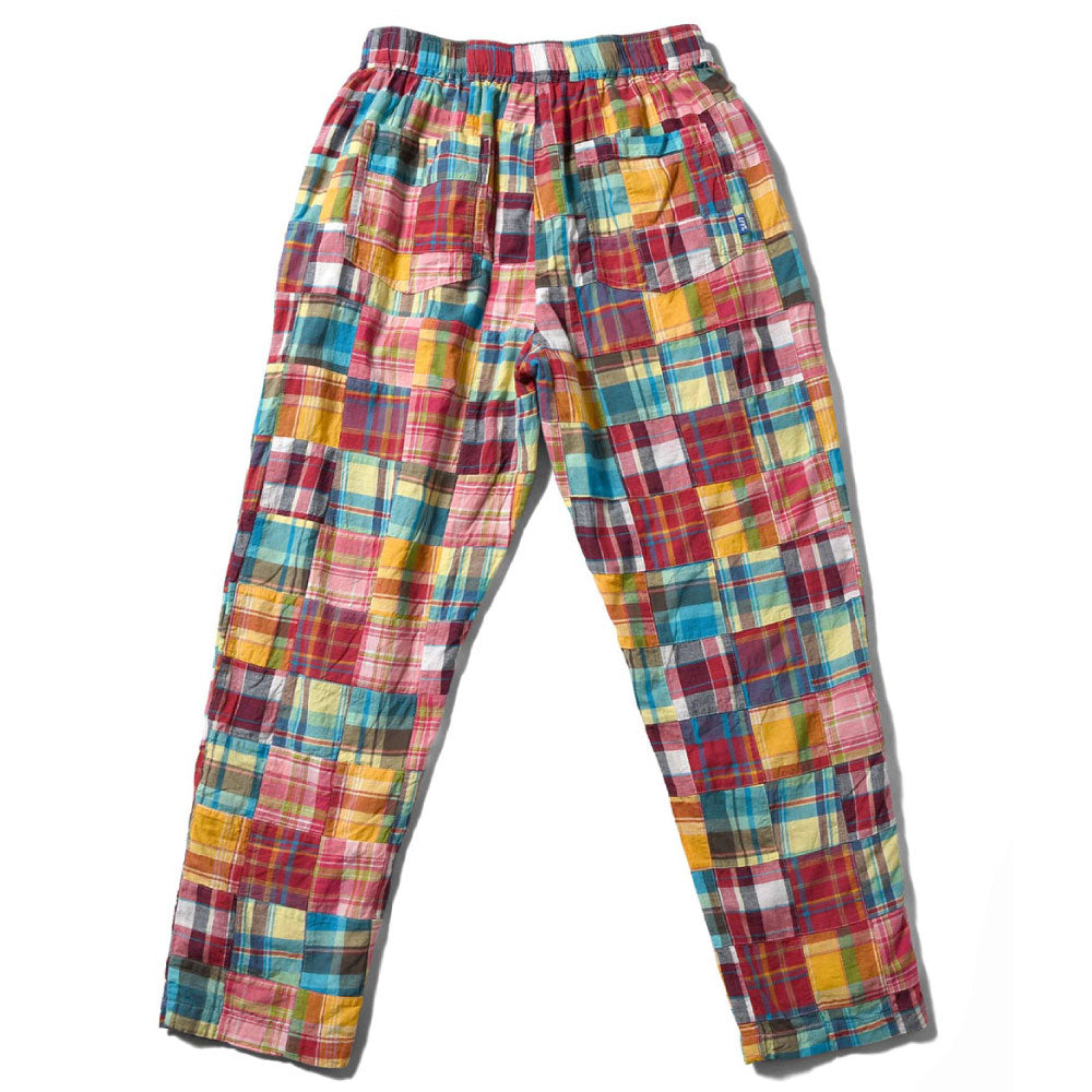 Patchwork Check Chef Pants マドラス チェック パッチワーク シェフ パンツ Red