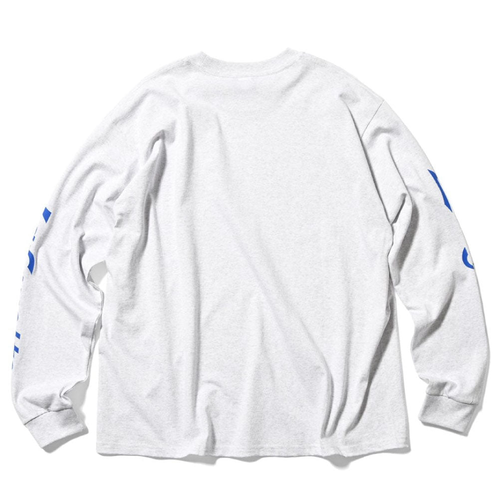 Sport Lafayette Logo L/S Tee WH/Blue ボックスシルエット 長袖 Tシャツ