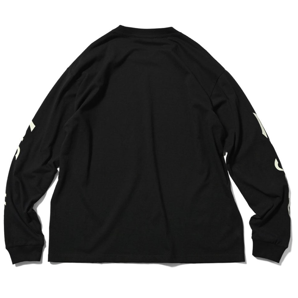 Sport Lafayette Logo L/S Tee BLK ボックスシルエット 長袖 Tシャツ