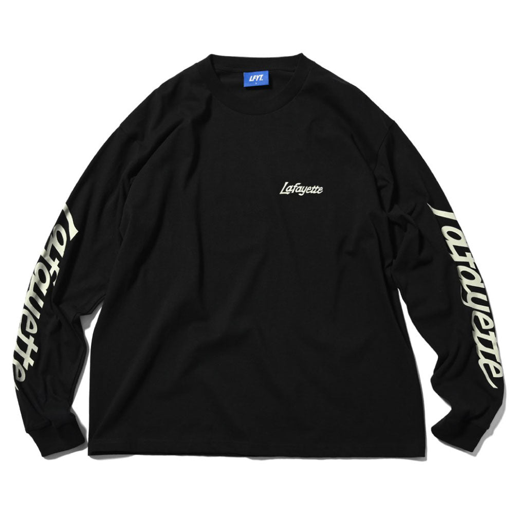 Sport Lafayette Logo L/S Tee BLK ボックスシルエット 長袖 Tシャツ