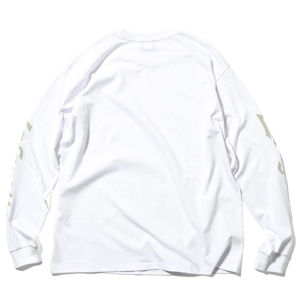 Sport Lafayette Logo L/S Tee WHT ボックスシルエット 長袖 Tシャツ