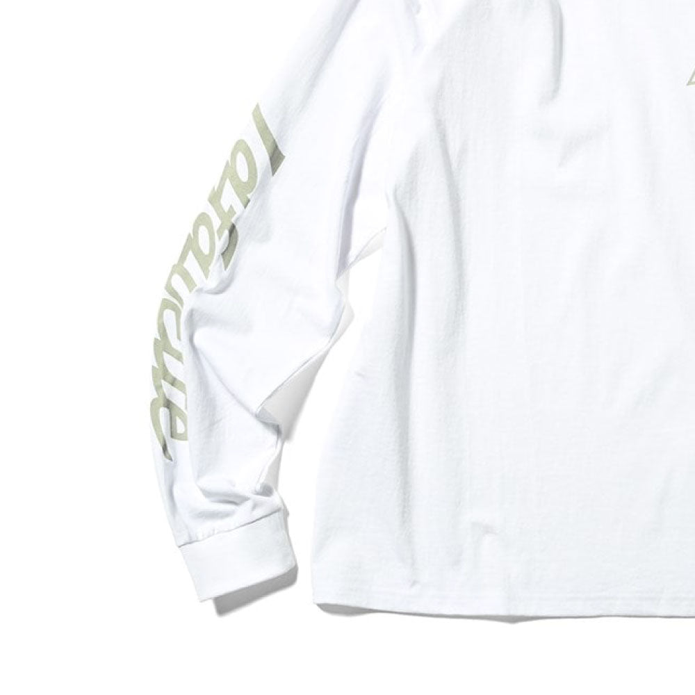 Sport Lafayette Logo L/S Tee WHT ボックスシルエット 長袖 Tシャツ