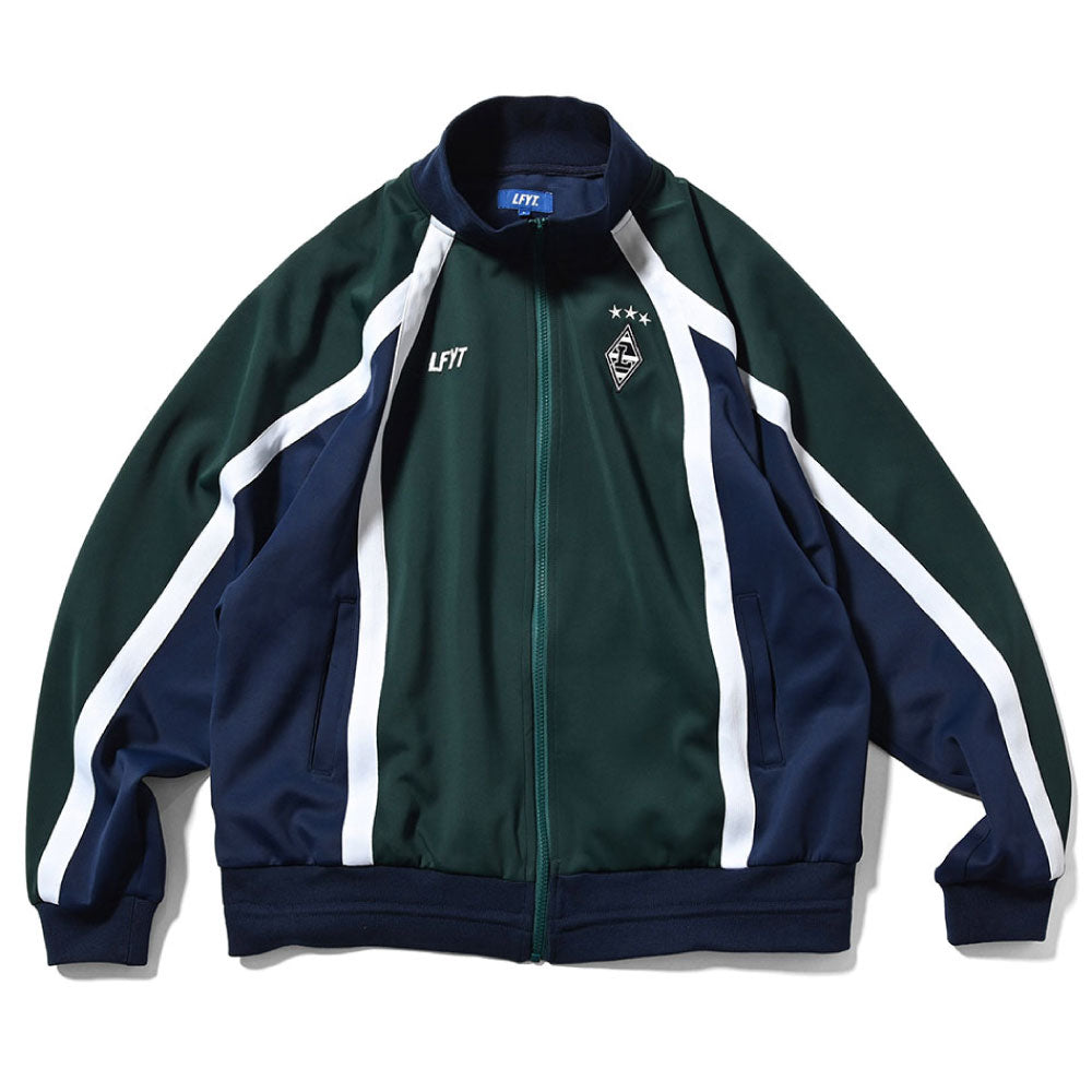 Striped Jersey Track Jacket GRN ジャージ エンブレム トラック ジャケット