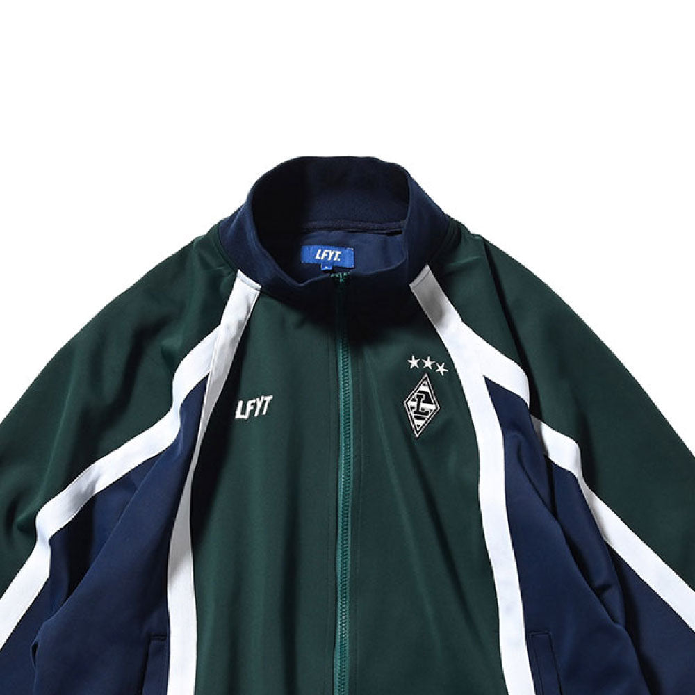 Striped Jersey Track Jacket GRN ジャージ エンブレム トラック ジャケット