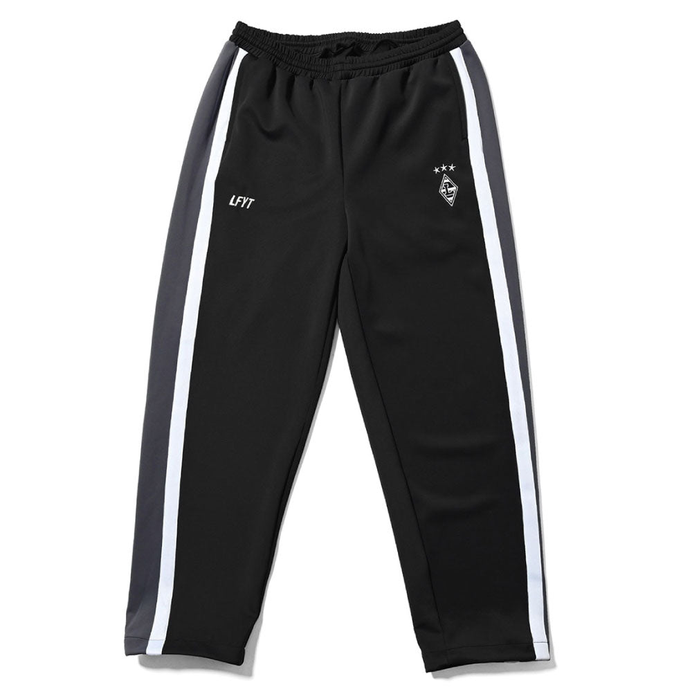 Striped Jersey Track Pants BLK ジャージ サイドライン チーム エンブレム トラック パンツ