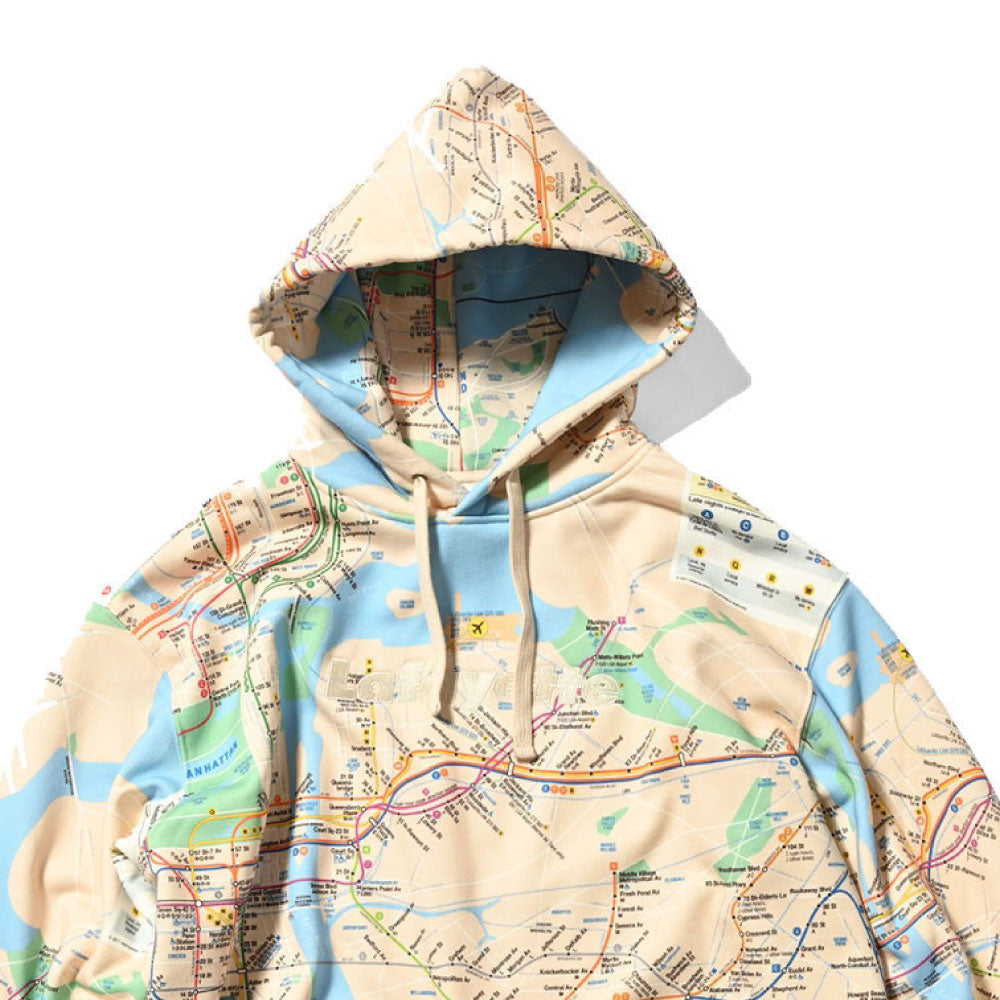 × MTA Subway Map Logo Sweat Hoodie プルオーバー パーカー メトロ エムティーエー スウェット フーディー