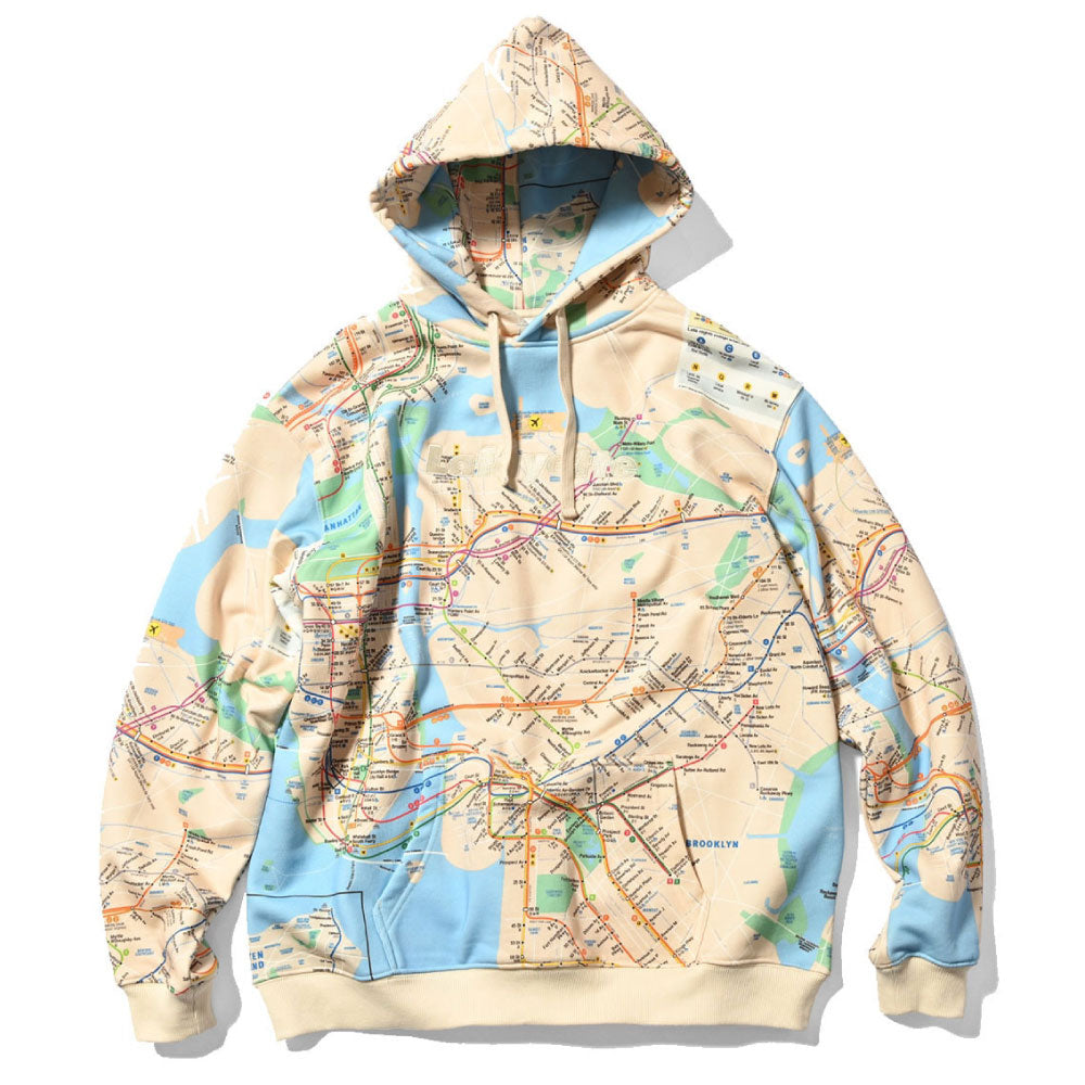 × MTA Subway Map Logo Sweat Hoodie プルオーバー パーカー メトロ エムティーエー スウェット フーディー