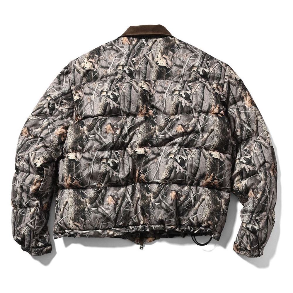 Corduroy Collar Puffer Jacket Realtree キルティング パフ ジャケット