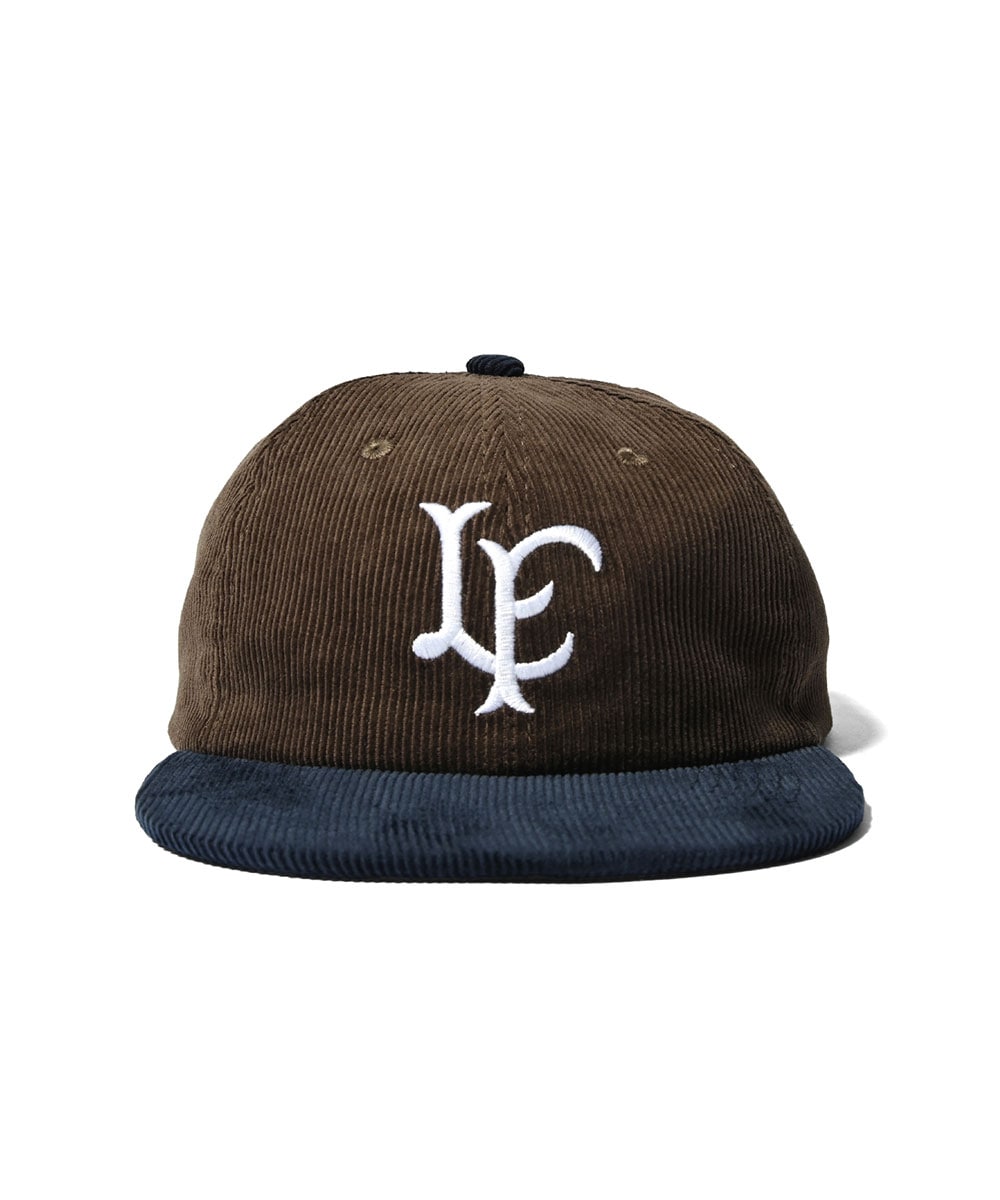 Old Style LF Logo Corduroy Cap ロークラウン コーデュロイ キャップ 帽子