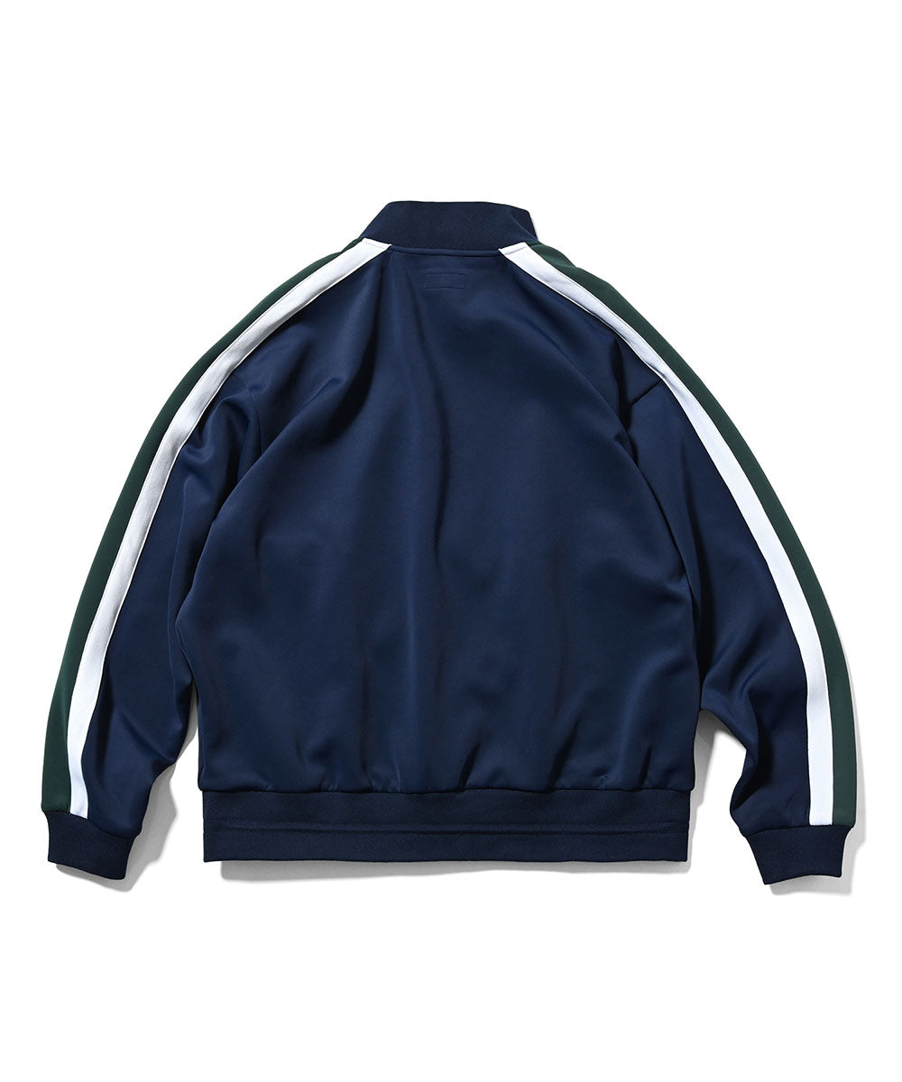 Striped Jersey Track Jacket GRN ジャージ エンブレム トラック ジャケット