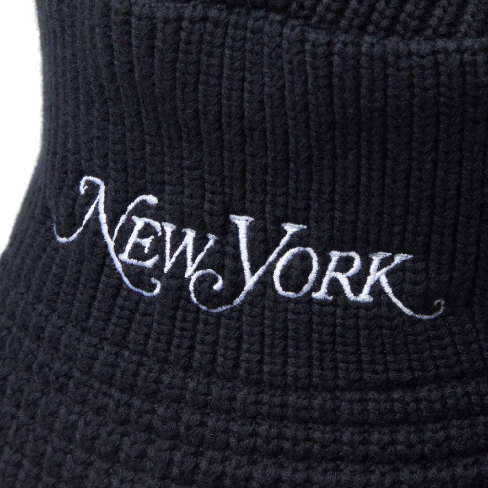 New York Magazine Knit Bucket Hat ニット バケット ハット マガジン キャップ 帽子