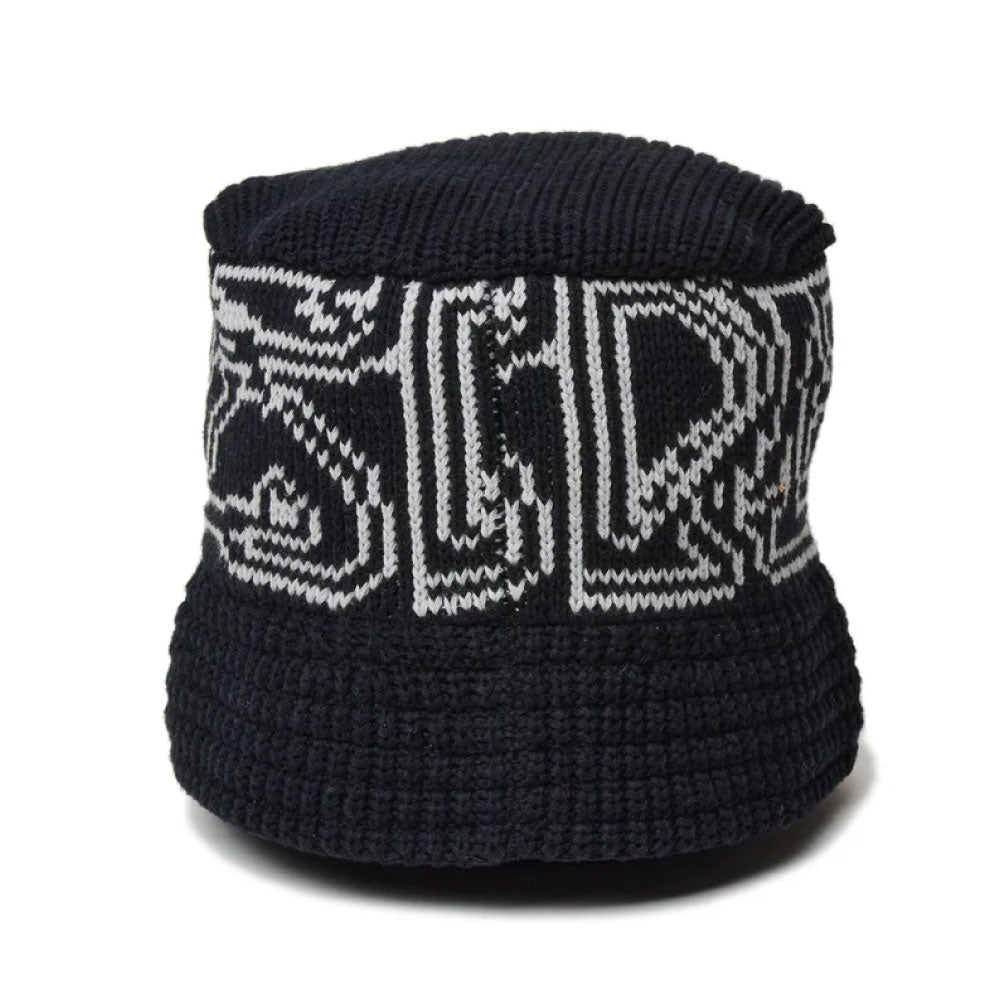 Shinknownsuke Dots Per Inch Knit Bucket Hat ニットバケット ハット キャップ 帽子