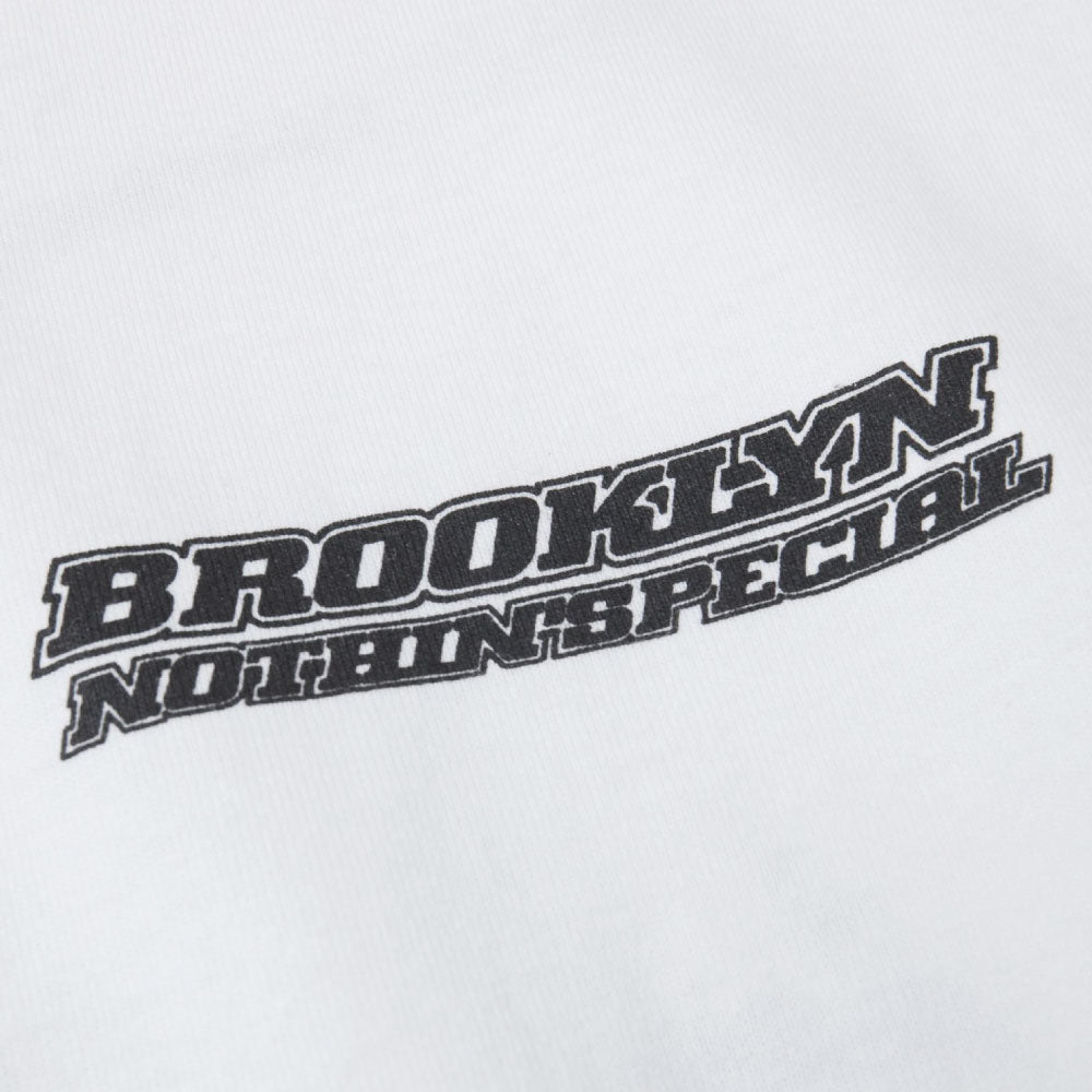 × BROOKLYN MACHINE WORKS Big Ben L/S Tee WHT ブルックリンマシンワークス 長袖 Tシャツ