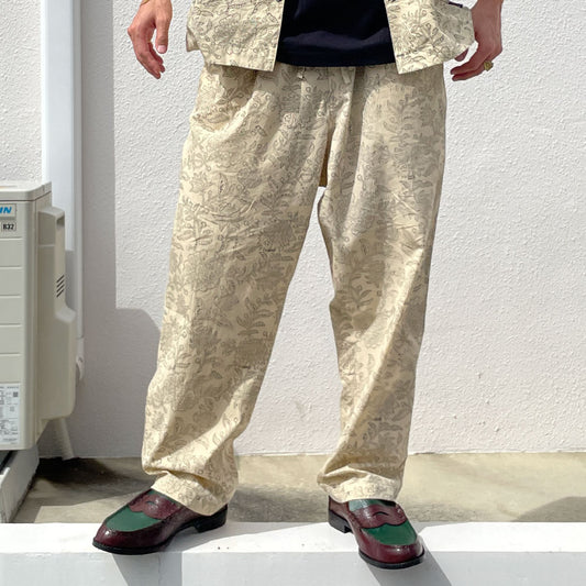 Block Allover Relaxed Easy Pants ブロック リラックス イージー パンツ