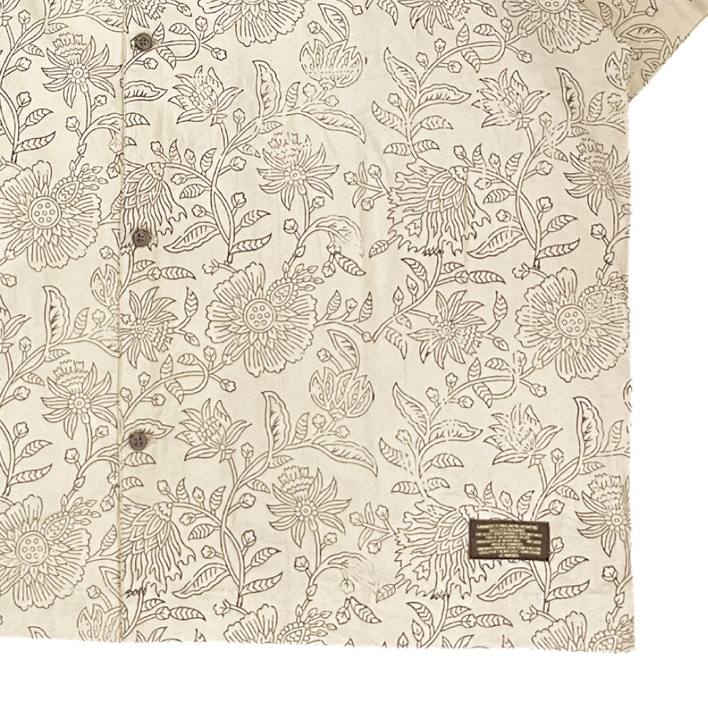 Block Allover S/S Shirts フラワー 半袖 シャツ