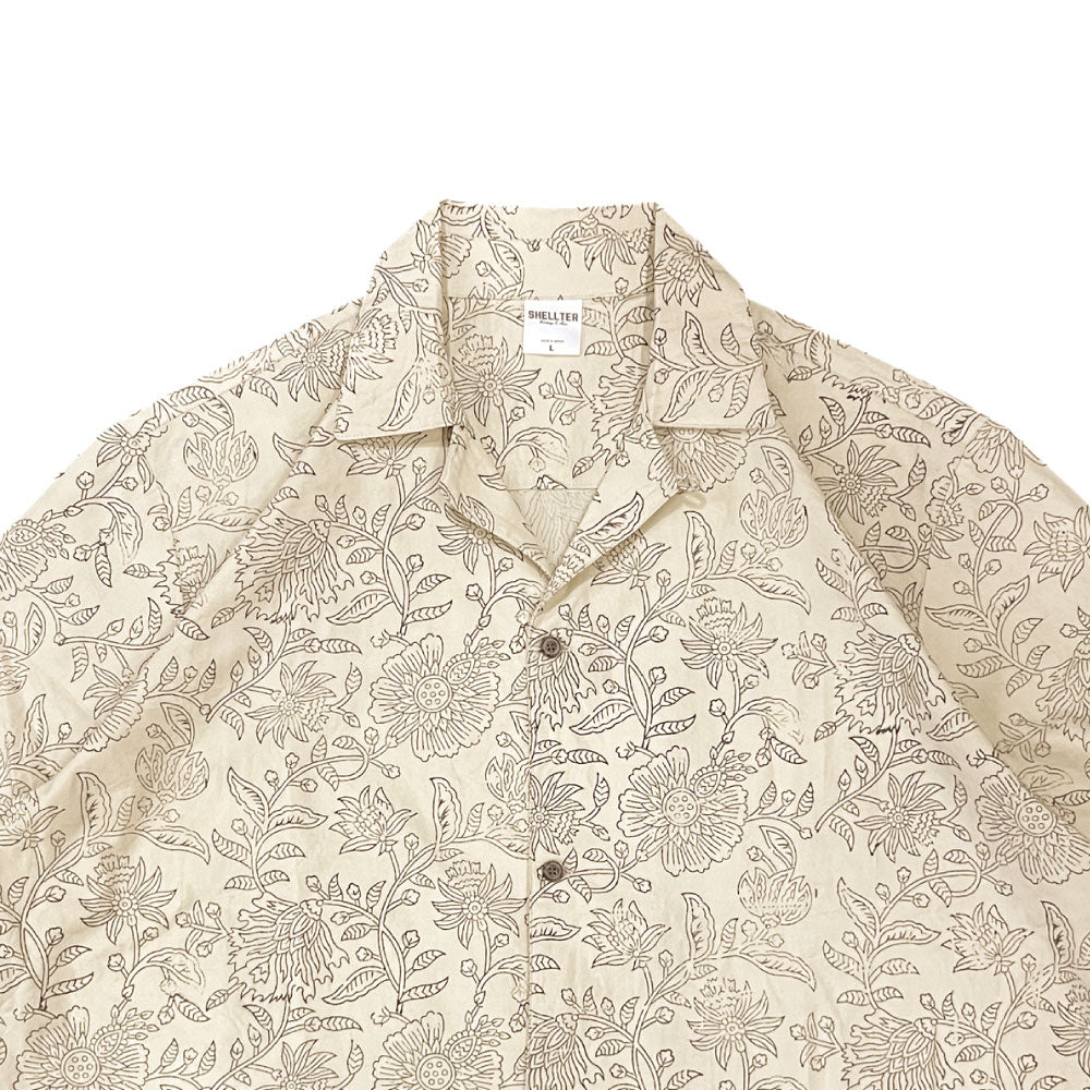 Block Allover S/S Shirts フラワー 半袖 シャツ