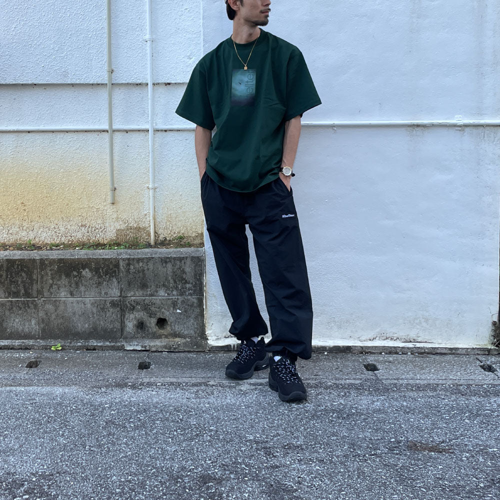 Bet Logo Military Nylon Training Pants Black ミリタリー リラックス フィットトレーニング パンツ