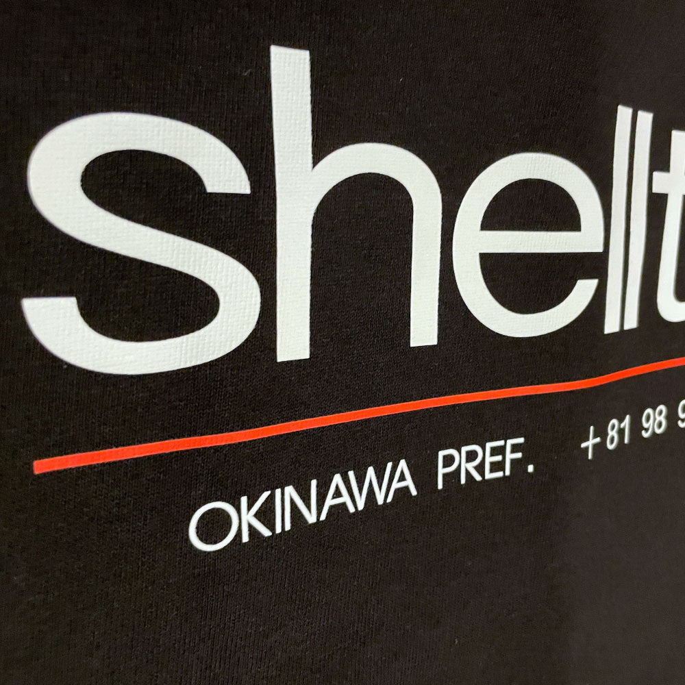 Being S/S Okinawa Pref Tee Black ロゴ 半袖 Tシャツ