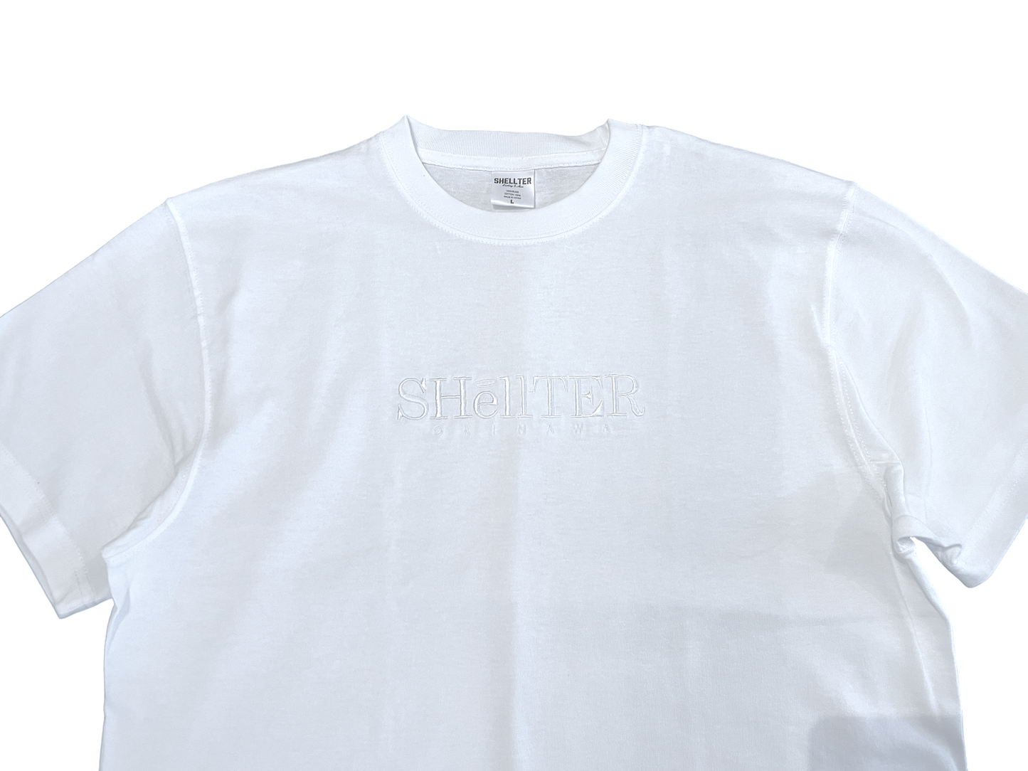 EMB Logo S/S Tee White ロゴ 半袖 Tシャツ